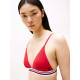 Tommy Hilfiger Γυναικείο μαγιό Global Stripe Triangle Bikini Top